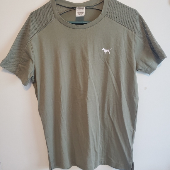 PINK Victoria's Secret Tops - Light olive colored tee